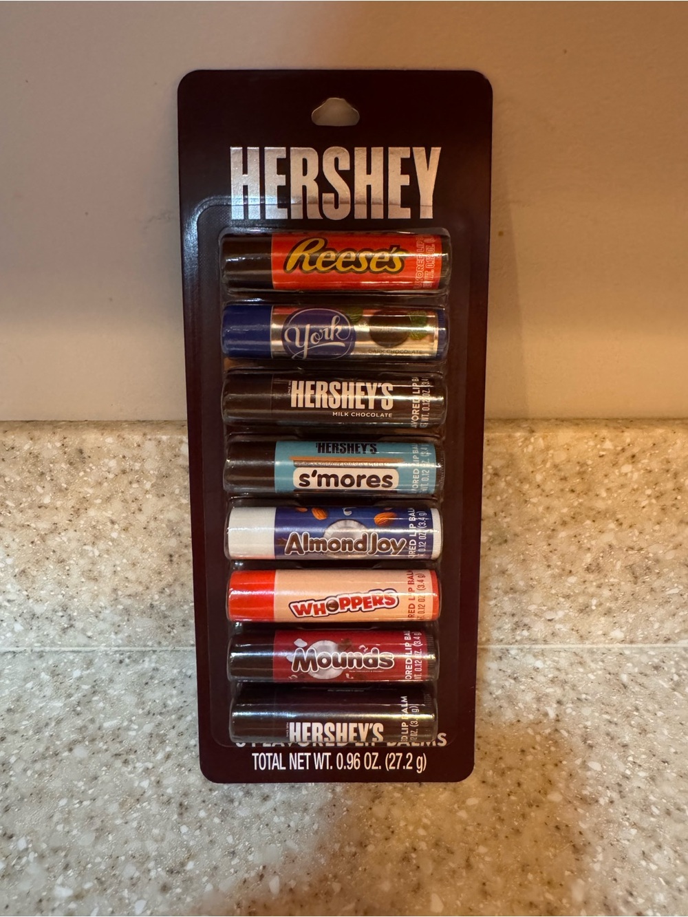 HERSHEY'S Assorted Candy Lip Balm Pack – 8 Pack